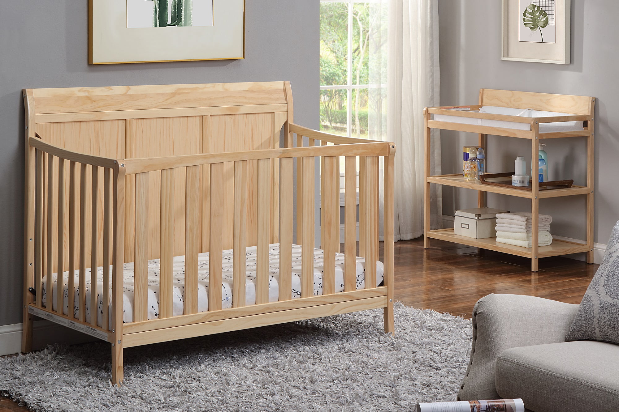 Suite Bebe Shailee Toddler Guard Rail in Natural