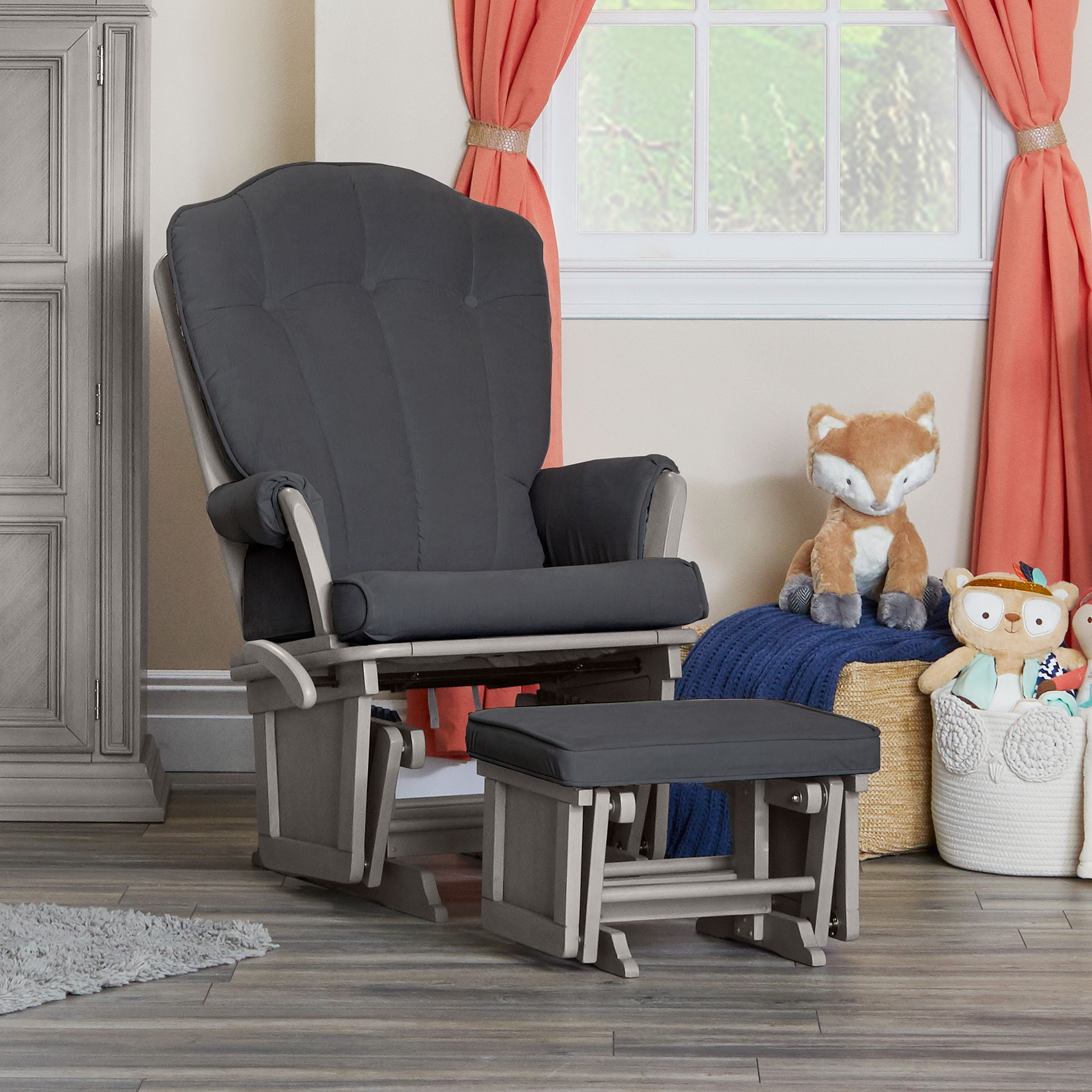 Walmart glider with ottoman sale