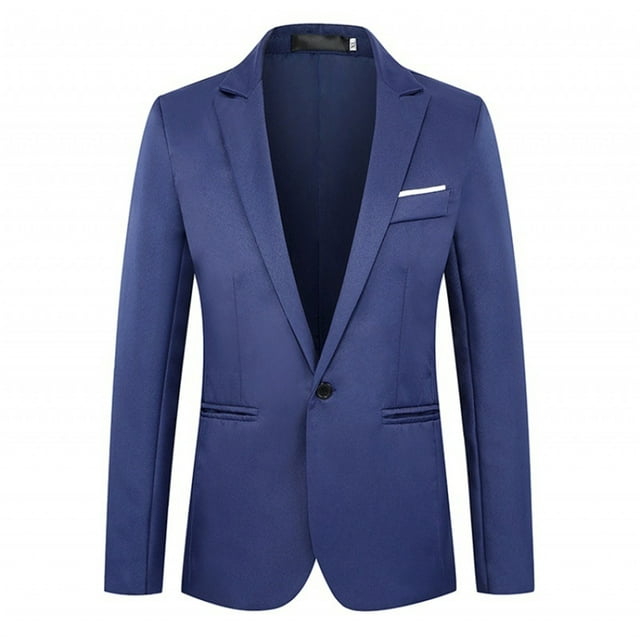 Suite Coats Mens Wedding Suits Mens Suit Slim Fit One Button Solid ...