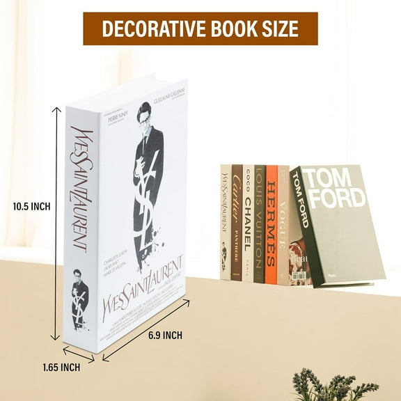 Suite Large | 7 PCS Decorative Books for Home Decor | Coffee Table Book Decor | Faux Books for Decoration | Aesthetic Shelf & Bookshelf Decor for Living Room, Bedroom, or Office