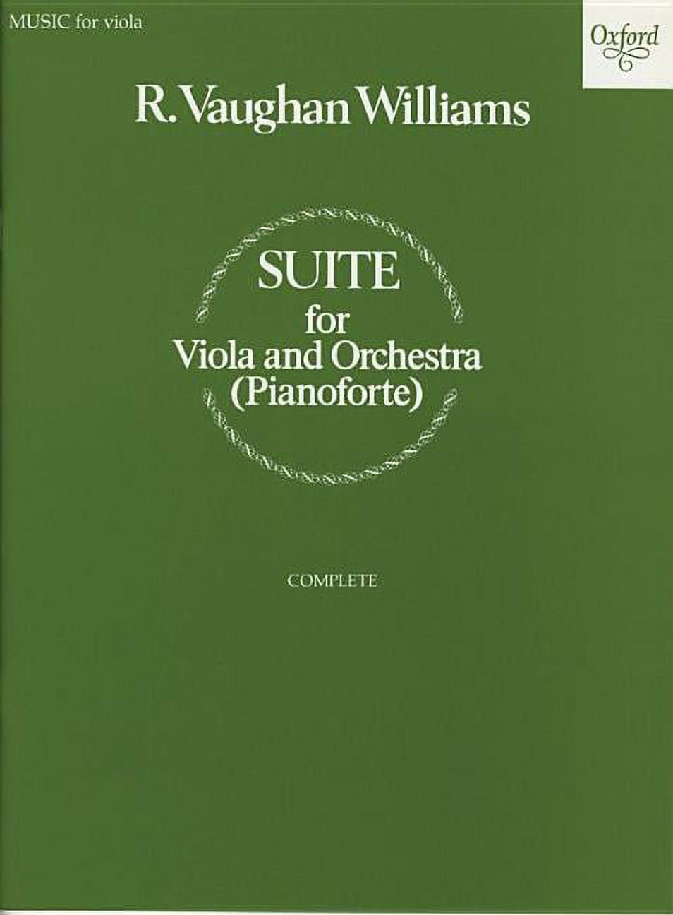 Suite for Viola and Orchestra : Reduction for Viola and Piano
