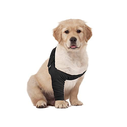 Suitical Recovery Sleeve for Dogs | Front Leg Protection | Dog Leg Sleeve to Stop Licking | Chest 10.6-13 Around | Length 3.9 | 3XS | Single Sleev