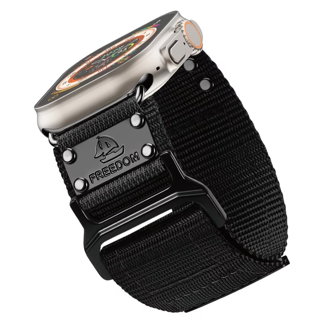 Bracelet en caoutchouc silicone ondulé - Bleu - Apple Watch Ultra 49 mm -  Acheter sur PhoneLook