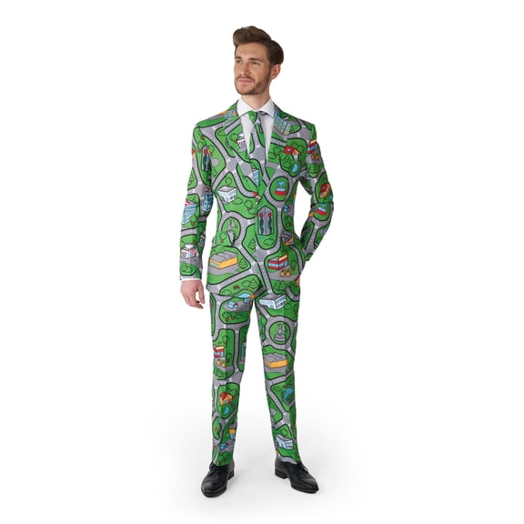 Suitmeister Men's Suits Carpet City Green - XL Green