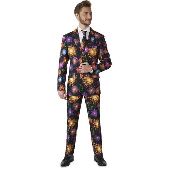 Suitmeister Men's Suits Fireworks Black - S Black