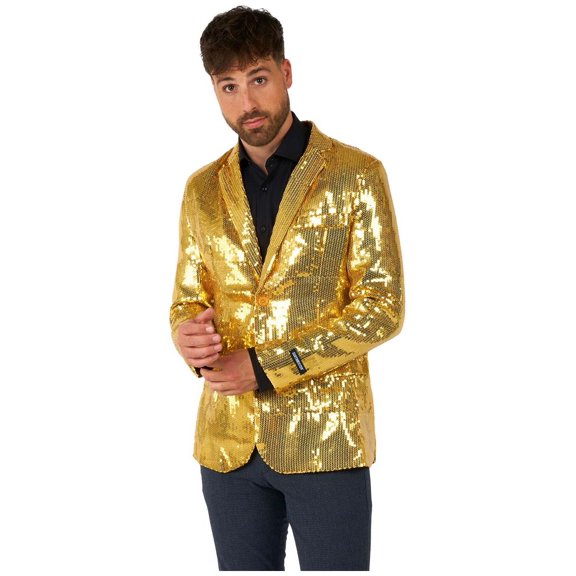 Suitmeister Men's Blazers Sequins Gold - XXL Gold