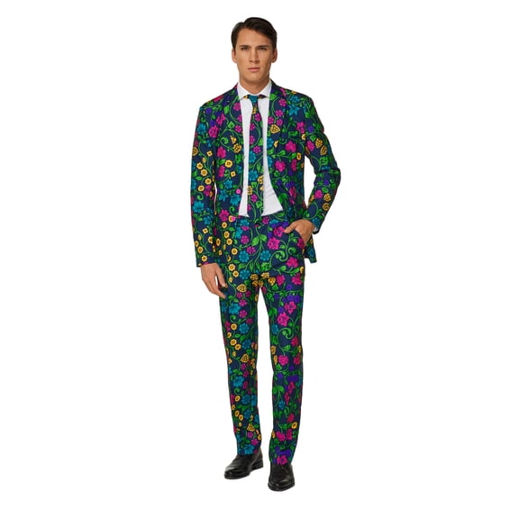 Suitmeister Men's Floral Flower Suit