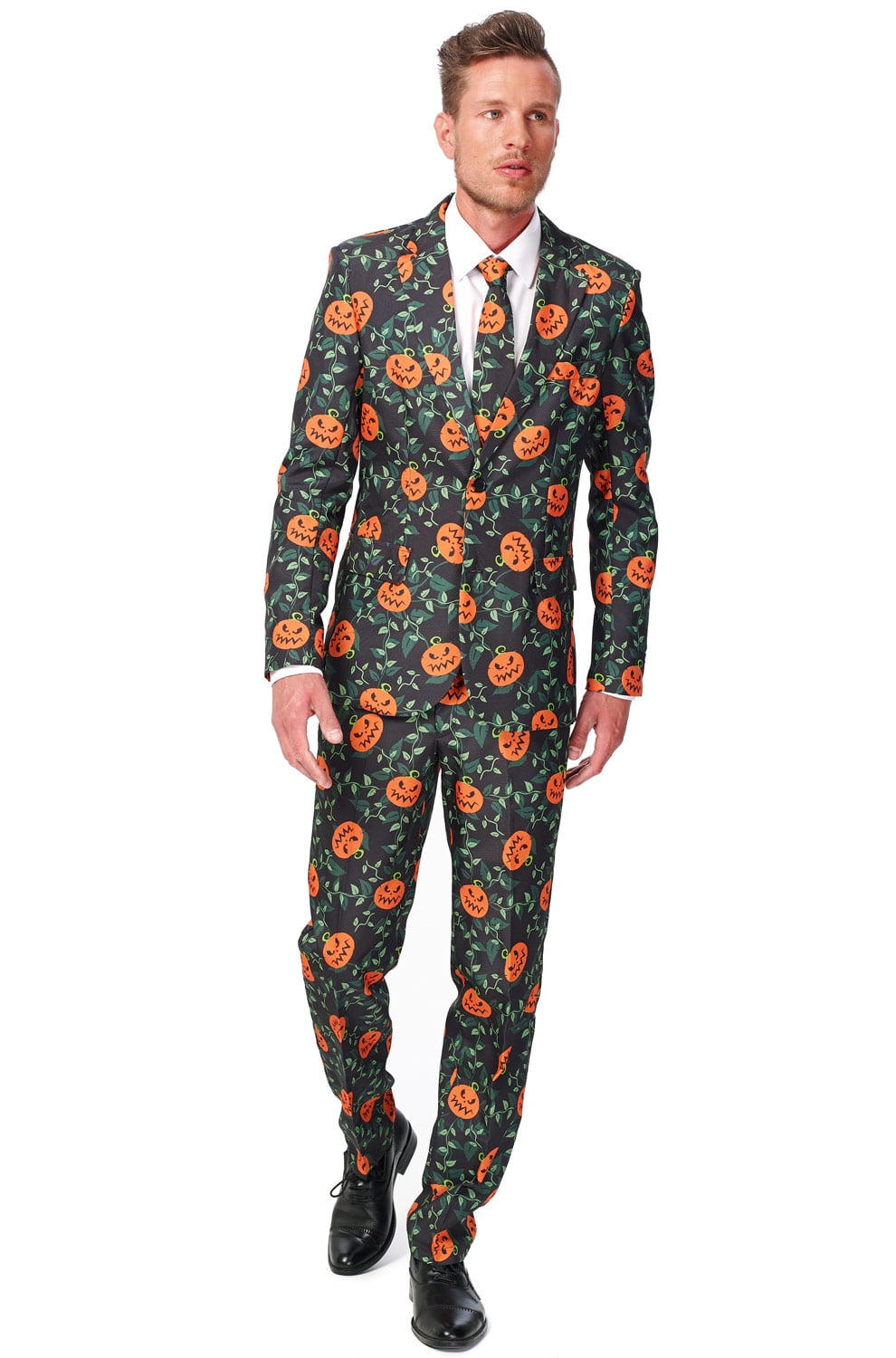 Suitmeister Men's Pumpkin Leaves Halloween Suit - Walmart.com