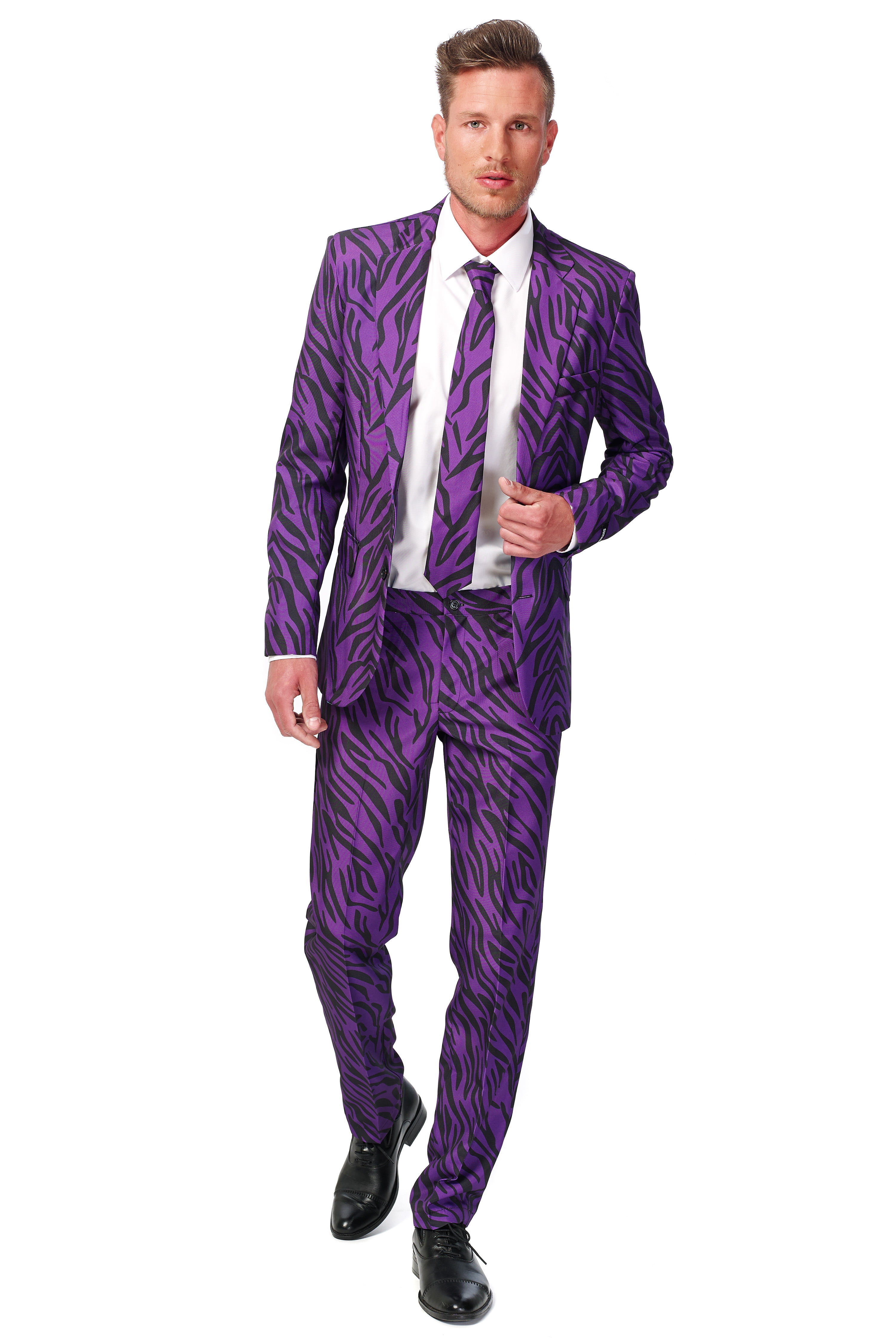 Suitmeister Men's Purple Tiger Animal Suit - Walmart.com