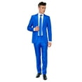 thumbnail image 1 of Suitmeister Men's Solid Blue Color Suit, 1 of 3