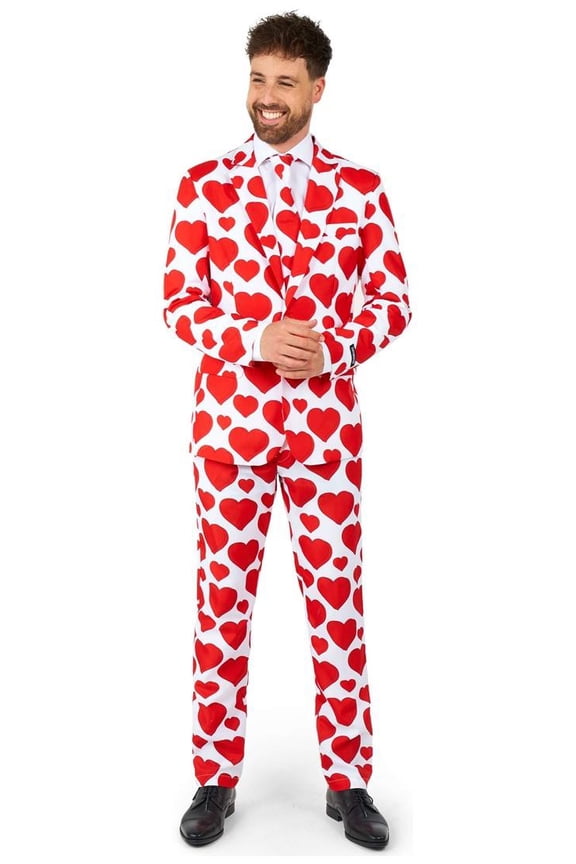 Men's Suits Love - M White