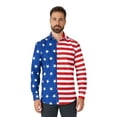 thumbnail image 1 of Suitmeister USA Flag Men's Shirt, 1 of 6