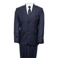 thumbnail image 1 of Suits America Mens Suits 2 Button Front Closure Interior Pick Stitching Boys Suits Navy - 3, 1 of 1