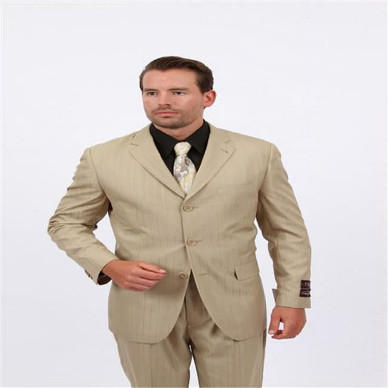 Men's 2 Button Front Closure Suit Grey main image 1