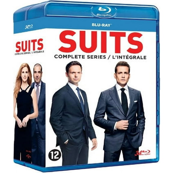 Suits (Complete Seasons 1-9) - 34-Disc Box Set [ Blu-Ray, Reg.A/B/C Import - Belgium ]