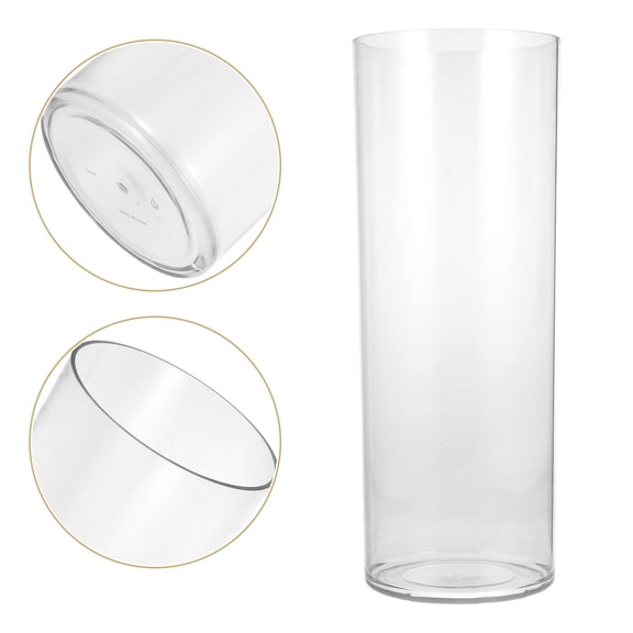 Hemobllo Clear Plastic Umbrella Stand and Walking Stick Organizer for Home Storage Rack, and Space-Saving