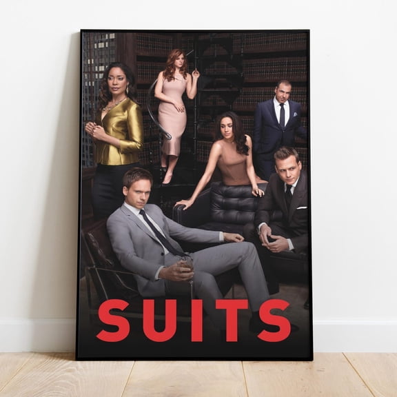 Suits Frameless Wall Art Print Harvey Specter Tv Show, Unframed Poster