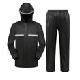 thumbnail image 1 of Suits for Men Adult Full Body Rain Pants Riding Against Rain Reflective Raincoat On Duty Set, 1 of 4