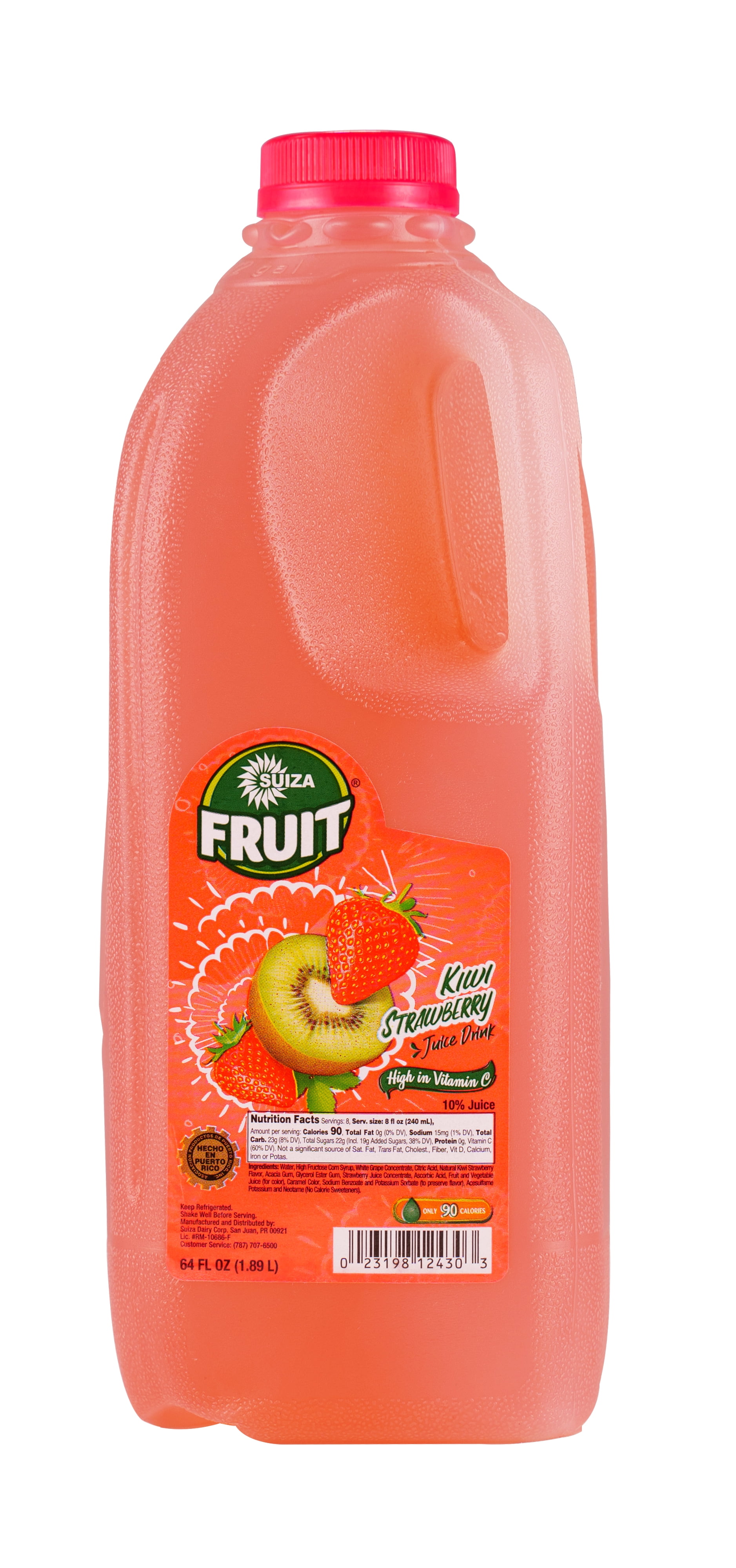 Fruit 64oz Suiza Strawberry Kiwi-