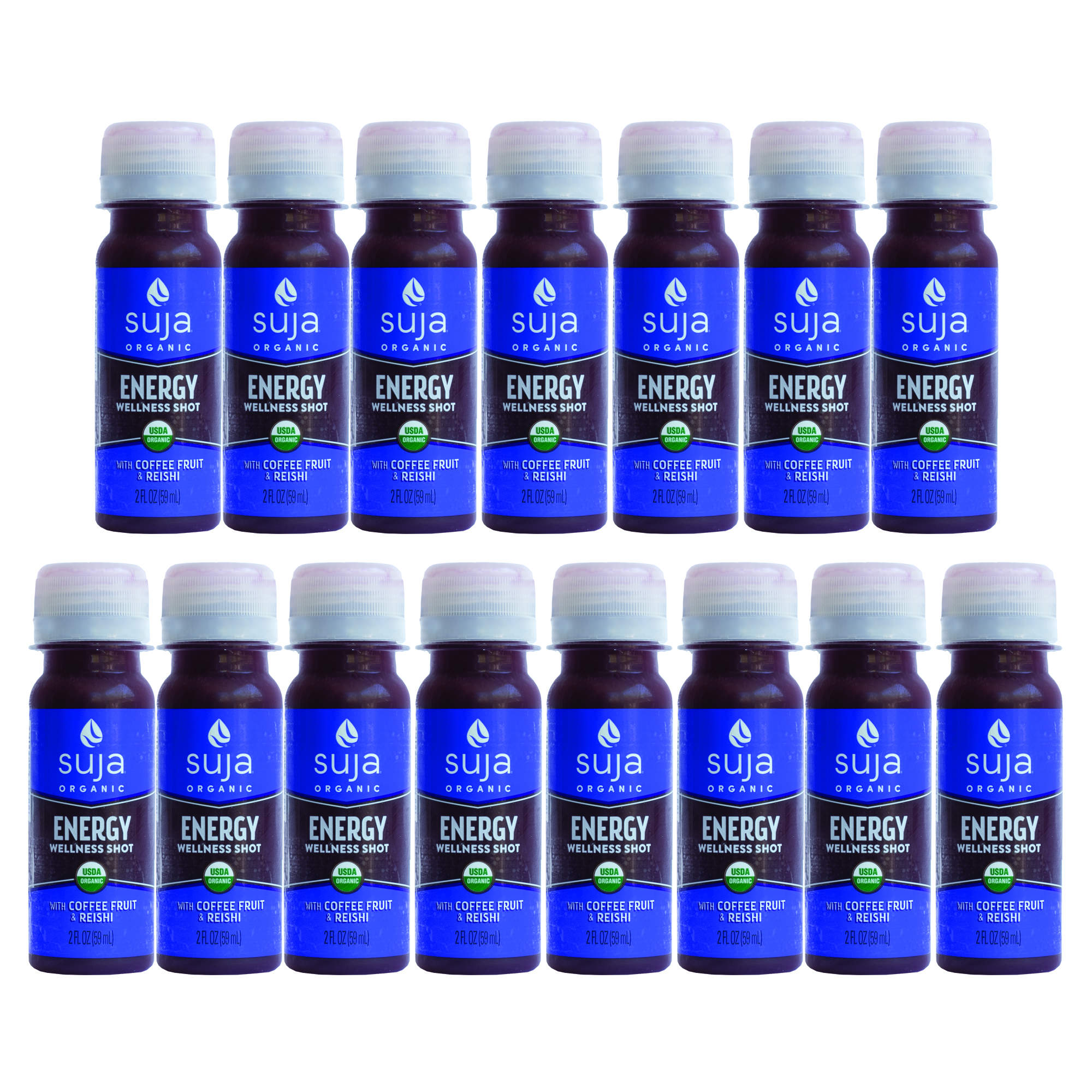 Suja Energy Shot with Coffeeberry and Reishi, Organic Juice, 2 Oz, 15 Ct