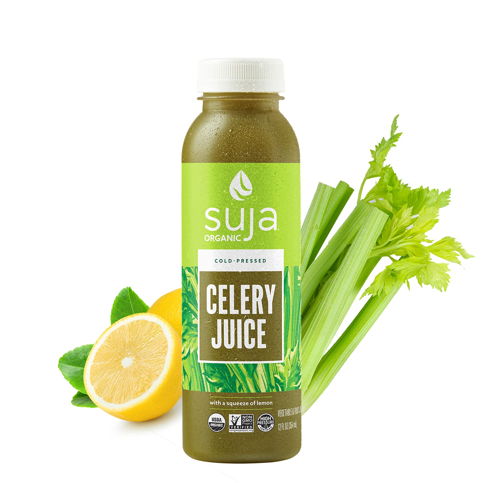 Suja Organic ColdPressed Celery Juice, 12 Fl Oz Bottle