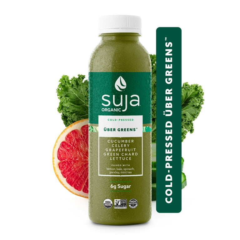 Suja Organic Cold-Pressed Uber Greens, 13.5 FL OZ. - Walmart.com
