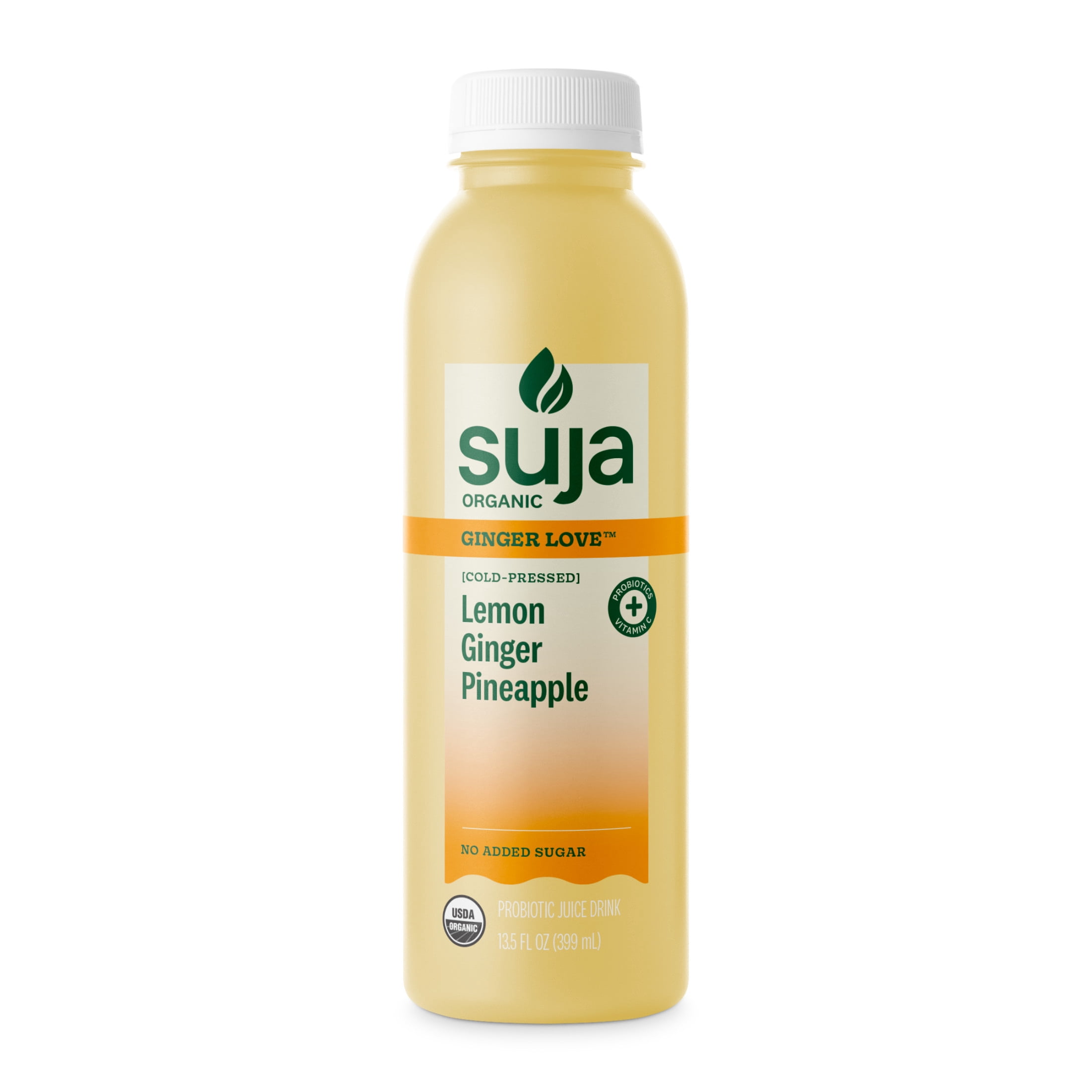 Suja Organic Ginger Love Juice, 13.5 fl oz, Refreshing Ginger