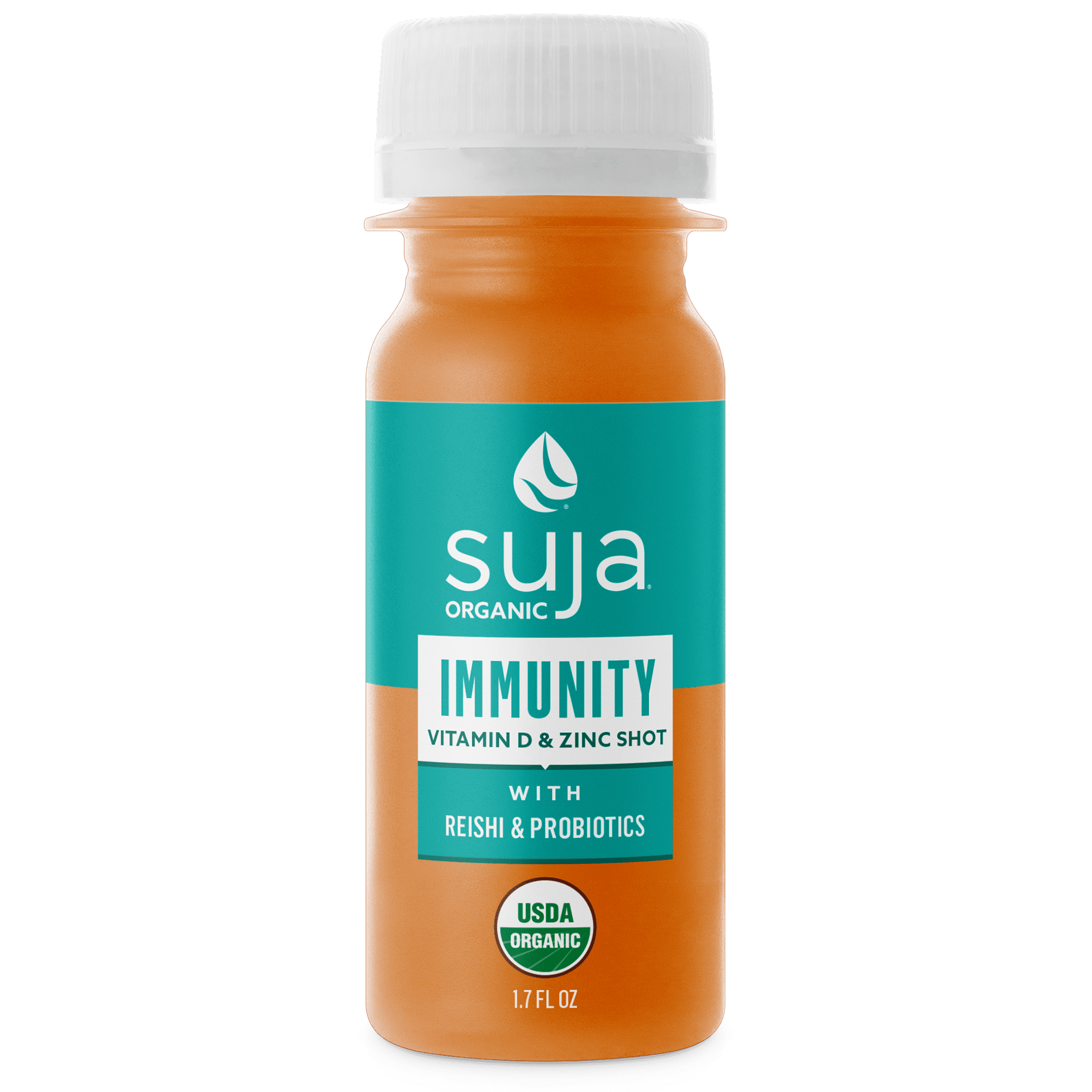 Suja Organic Vitamin D and Zinc Shot with Reishi & Probiotics, 1.7 FL