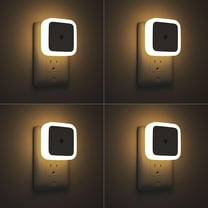 Sujeet Night Light, Night Lights Plug into Wall 4-Pack, Nightlight Plug in Night Light, Dusk to Dawn Night Lamp Led Night Light for Bedroom, Bathroom, Hallway Warm White
