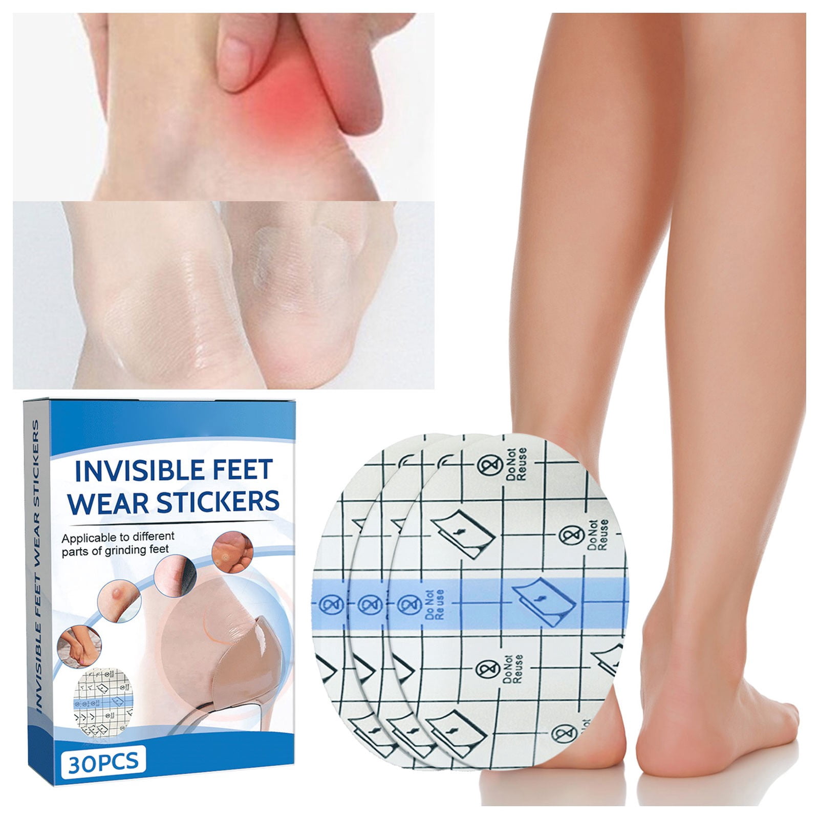 Table Foot Sticker Protector Sujito Clearance Foot Masks Heel Foot Protector Anti Shoe Sticker Heel ...