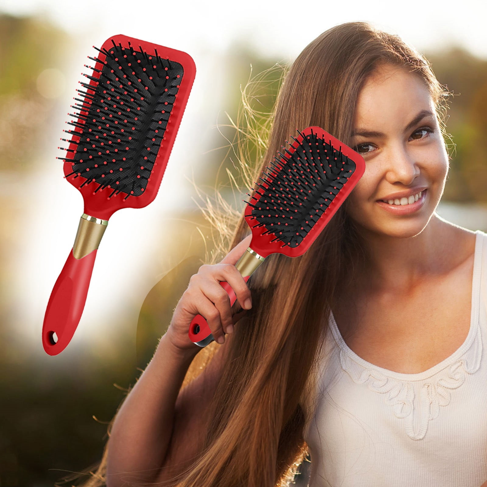 Sujito Clearance Hair Brush Wet & Dry Vented Detangling Hair Brush