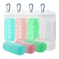 thumbnail image 1 of Sukeen 4 Packs Cooling Towel for Kids Necks, (31"x9") Ice Towel, Soft Breathable Cool Towel,Microfiber Cold Towel for Boys and Girls for Sports,Running,Exercise,School and More Activities, 1 of 9