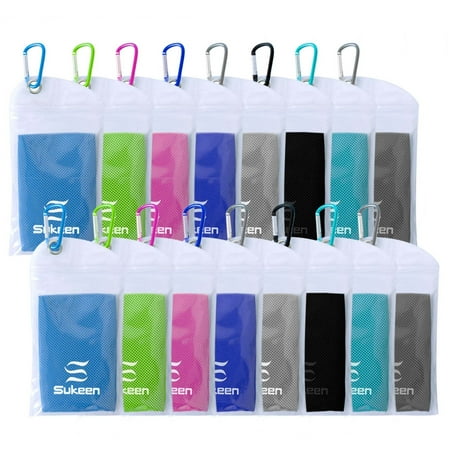 Sukeen Cooling Towel Towels & Washcloths, 16 Packs