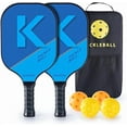 thumbnail image 1 of Sukeen Pickleball Paddles for Men Women (Set of 2), Fiberglass Surface Pickleball Set with Pickleball Rackets, Pickle Ball Paddle Set with 4 Balls for Outdoor & Indoor, 1 of 9