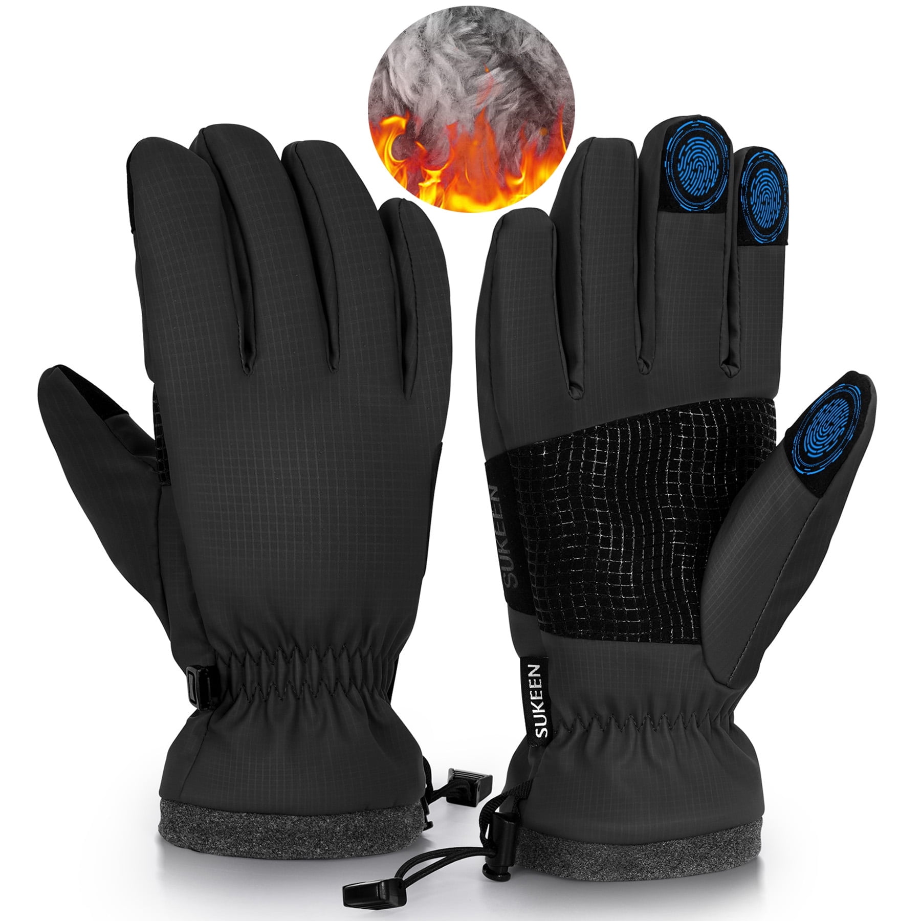 Best Winter Gloves Thermal Gloves For Cycling Alexvyan -20℉ Snow