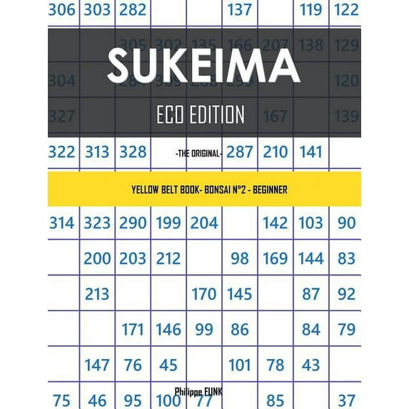 Sukeima Eco Edition: Yellow Belt Book- Bonsai N°2 - Beginner, (Paperback)