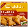 thumbnail image 1 of Sukhi's Indian Chicken Tikka Masala Samosa Frozen Appetizer Snack 10oz, 1 of 5