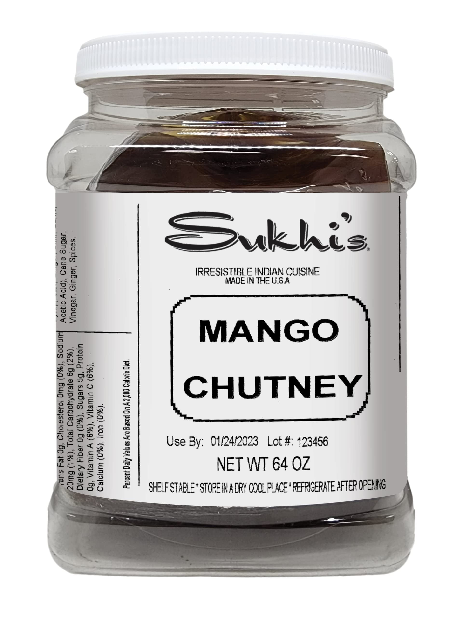 Sukhi’s Mango Chutney TMA3 Gluten Free Indian Chutney Chutney