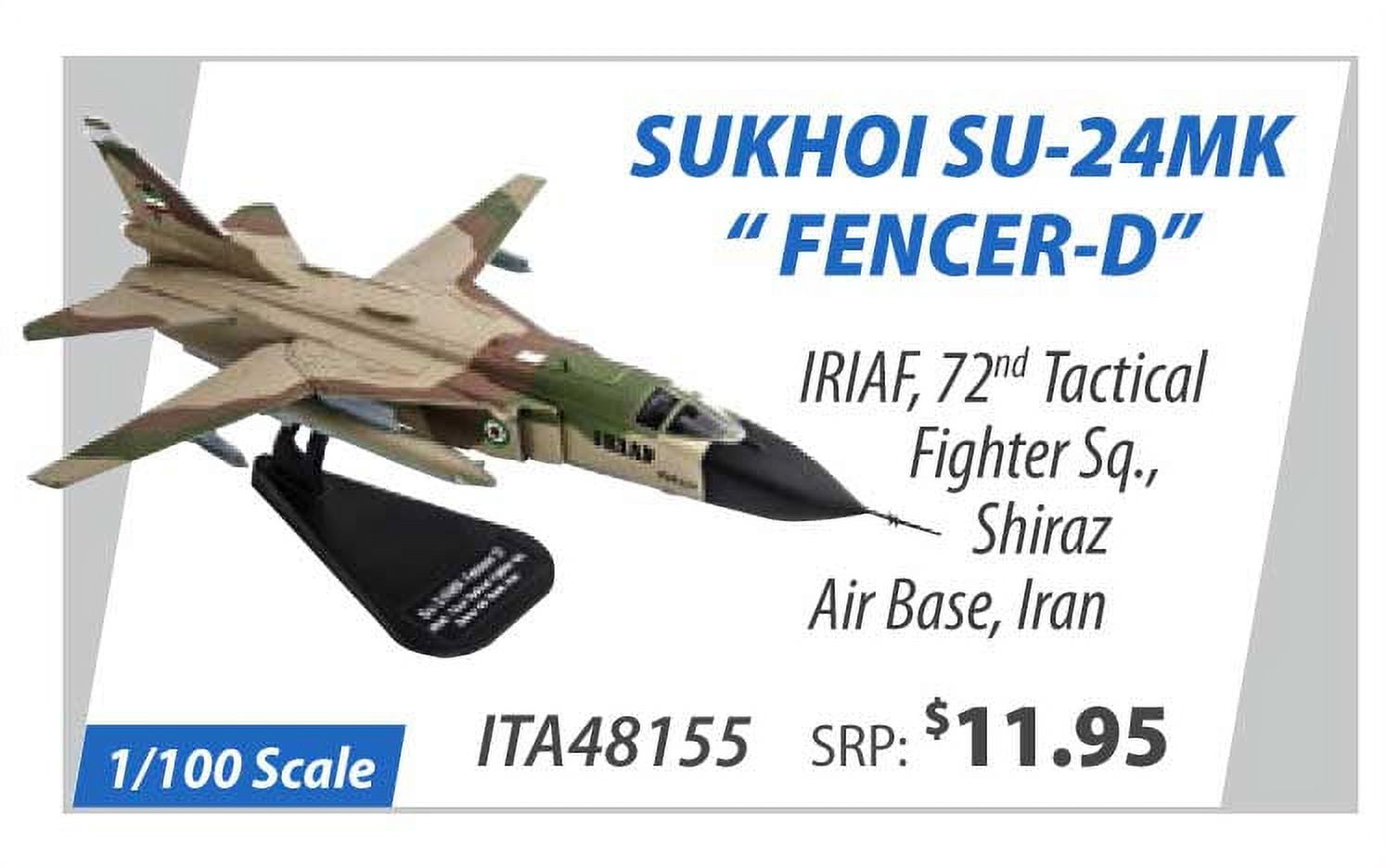 Modèle Réduit Avion Su-24MK Fencer-D Russian Air Force 1:72 - Calibre Wings - Boîte Neuve