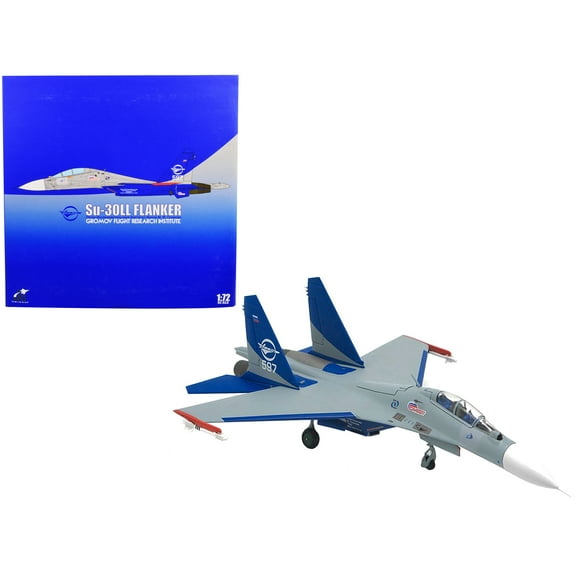 Sukhoi Su-30LL Flanker-C Fighter Aircraft "Gromov Flight Research Institute Ramenskoye AB Russia" (1997) 1/72 Diecast Model by JC Wings