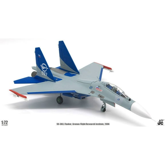 Sukhoi Su-30LL Flanker-C Fighter Aircraft "Gromov Flight Research Institute, Russia" (1997) 1/72 Diecast Model by JC Wings