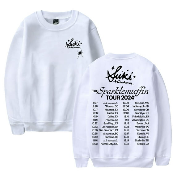 Suki Waterhouse The Sparklemuffin Tour 2024 Merch Long Sleeve Streetwear Men Women Sweatshirt