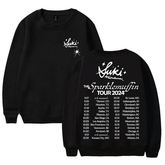 Suki Waterhouse The Sparklemuffin Tour 2024 Merch Long Sleeve Streetwear Men Women Sweatshirt