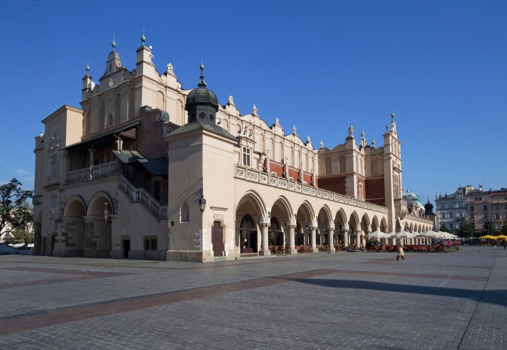 Sukiennice The Renaissance Cloth Hall Rynek Glowny The Main Market Square Krakow Poland Canvas Art - Panoramic Images (25 x 36)