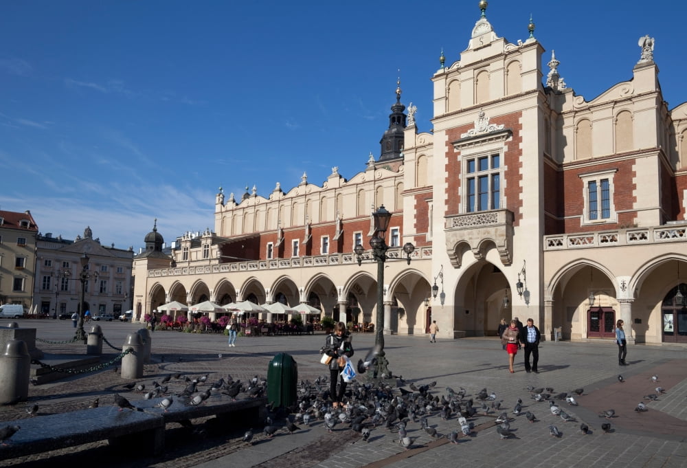 Sukiennice The Renaisssance Cloth Hall Rynek Glowny The Main Market Square Krakow Poland Canvas Art - Panoramic Images (12 x 36)