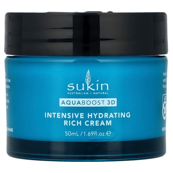 Sukin AquaBoost 3D, Hyaluronic Acid Rich Night Cream, 1.69 fl oz (50 ml)