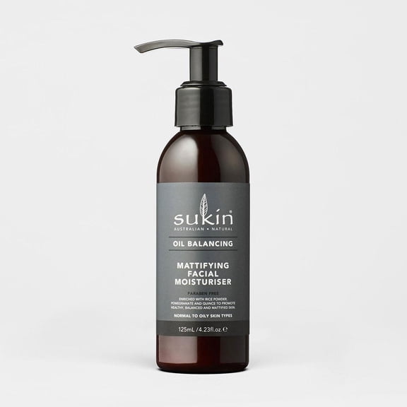 Sukin Natural Oil Balancing Charcoal Facial Moisturiser 125ml