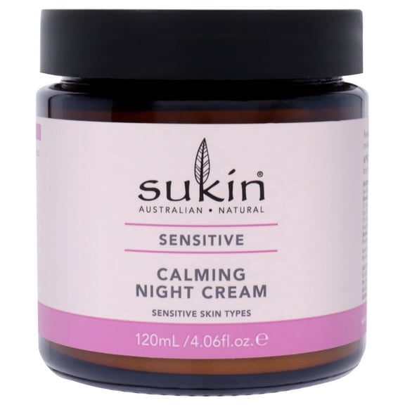 Sukin Sensitive Claming Night Cream , 4.06 oz Cream