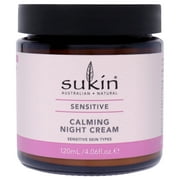 Sukin Sensitive Claming Night Cream , 4.06 oz Cream