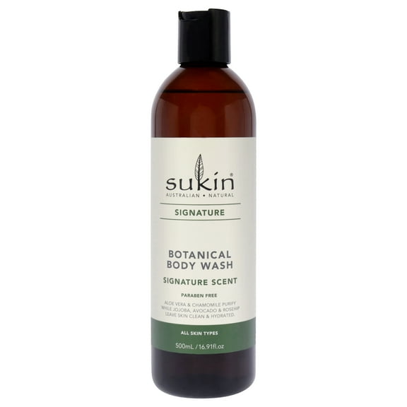 Sukin Signature Botanical Body Wash , 16.9 oz Body Wash